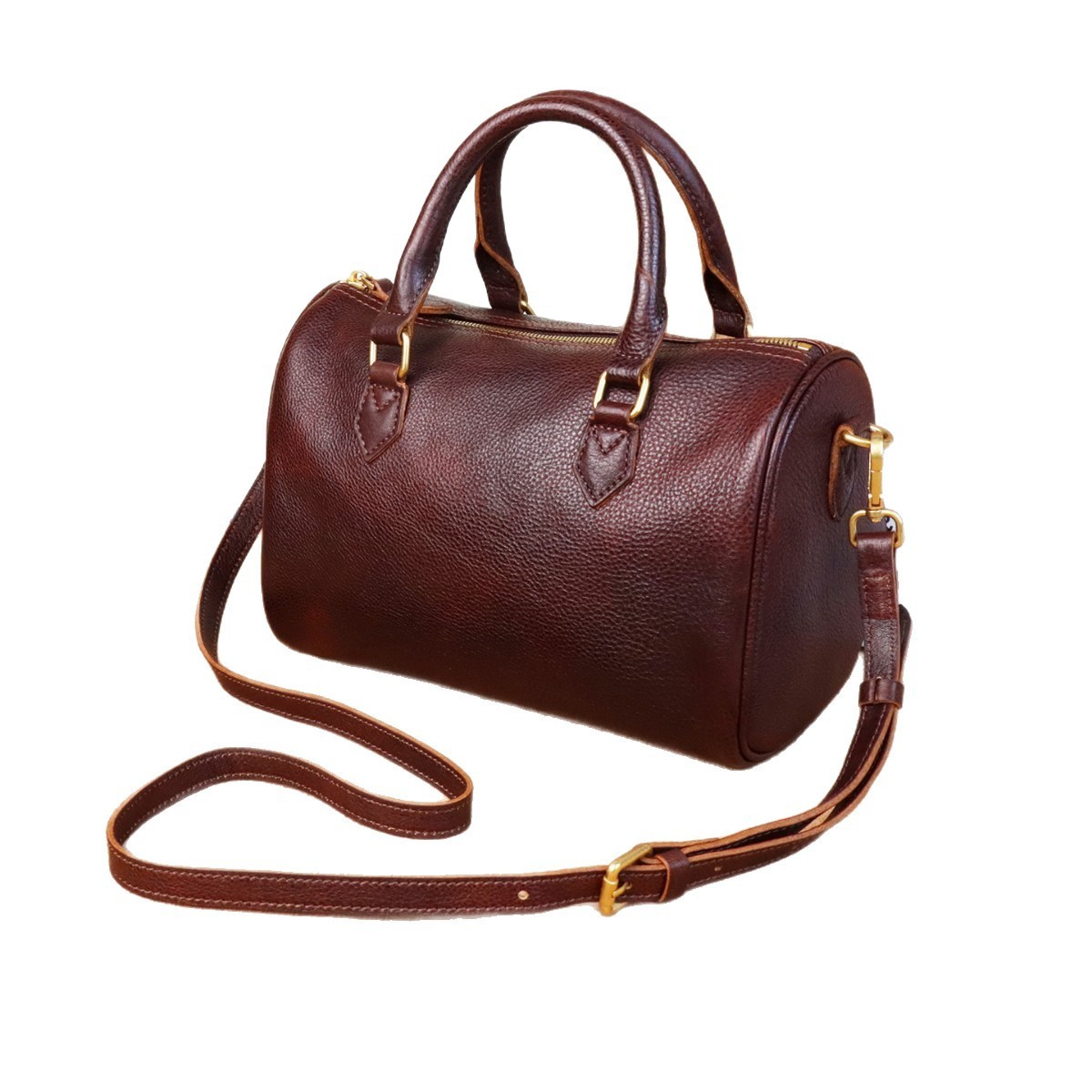 Leather Classic Retro Large Capacity Crossbody Bag 7 Leather Classic Retro Large Capacity Crossbody Bag - Image 7