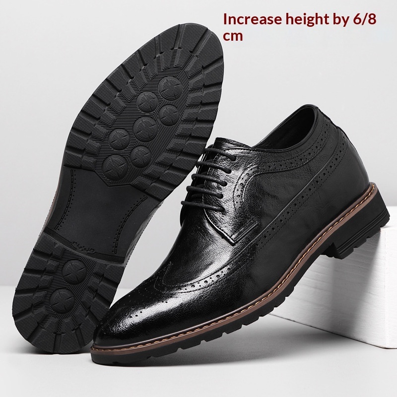 Bullock Men's 8cm Height-increasing Derby Shoes 3 Bullock Men's 8cm Height-increasing Derby Shoes - Image 3