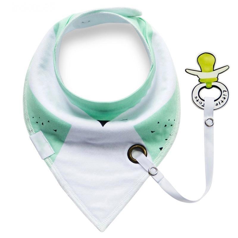 Bib with Pacifier Clip 4 Bib with Pacifier Clip - Image 4