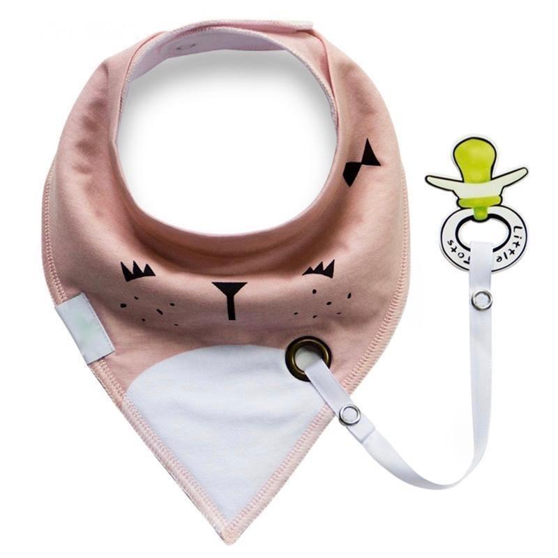 Bib with Pacifier Clip 3 Bib with Pacifier Clip - Image 3