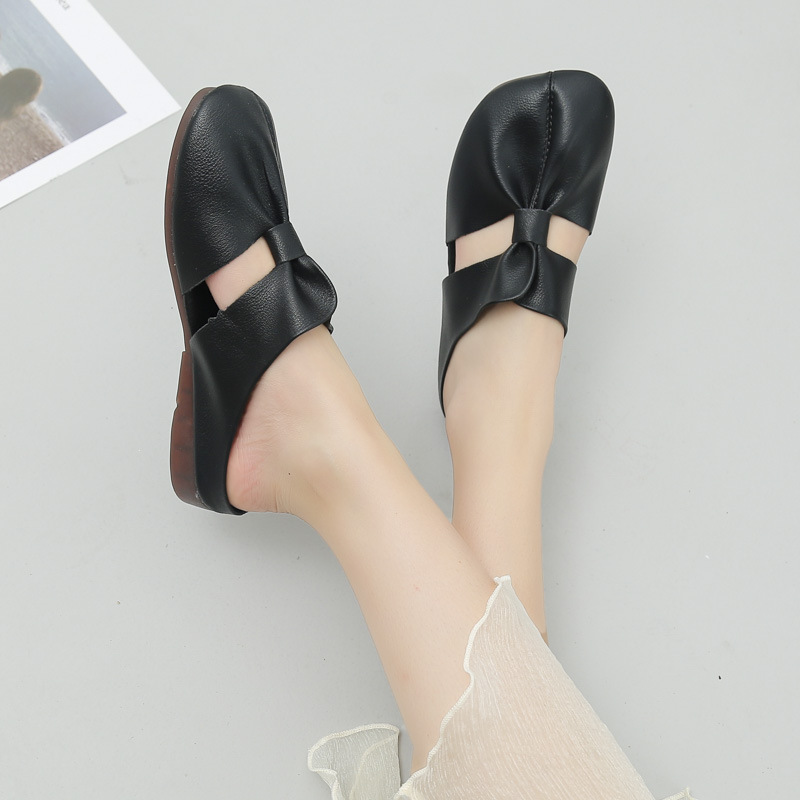 Flat Soled Casual Closed-Toe Half Slippers 8 Flat Soled Casual Closed-Toe Half Slippers - Image 8