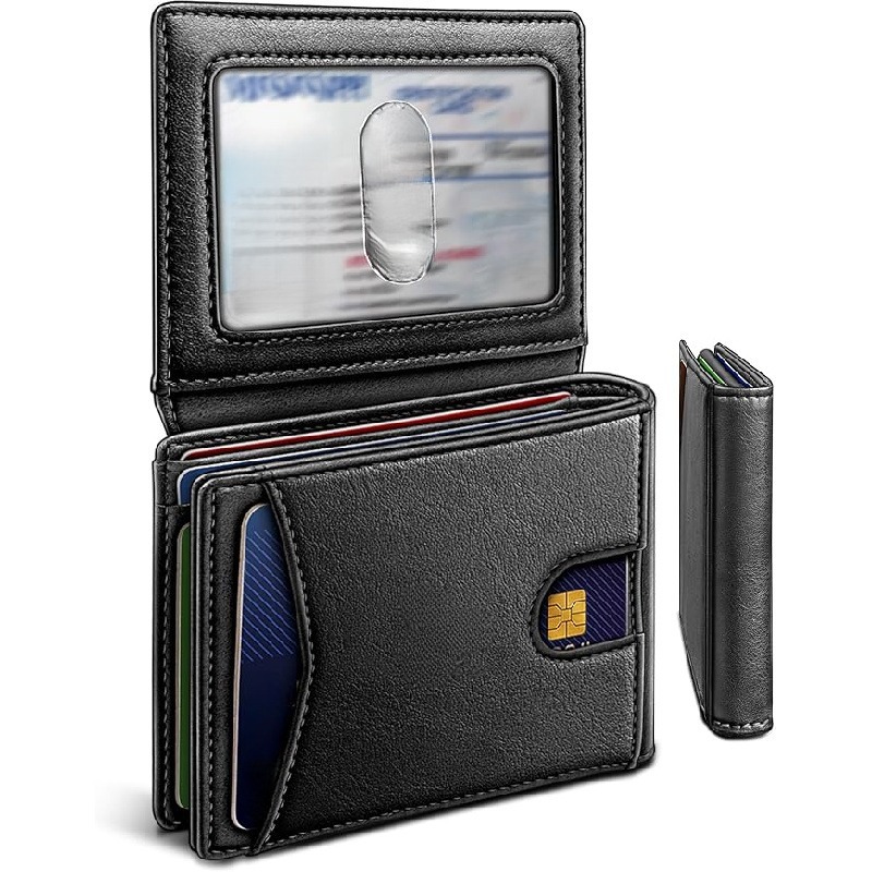 Multifunctional Anti-Theft Retro Card Holder Wallet With Multiple Card Slots For Men 3 Multifunctional Anti-Theft Retro Card Holder Wallet With Multiple Card Slots For Men - Image 3