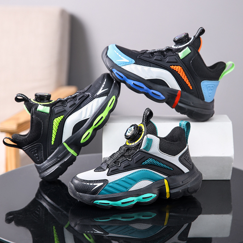 Outdoor Children's Waterproof Leather Basketball Shoes 1 Outdoor Children's Waterproof Leather Basketball Shoes