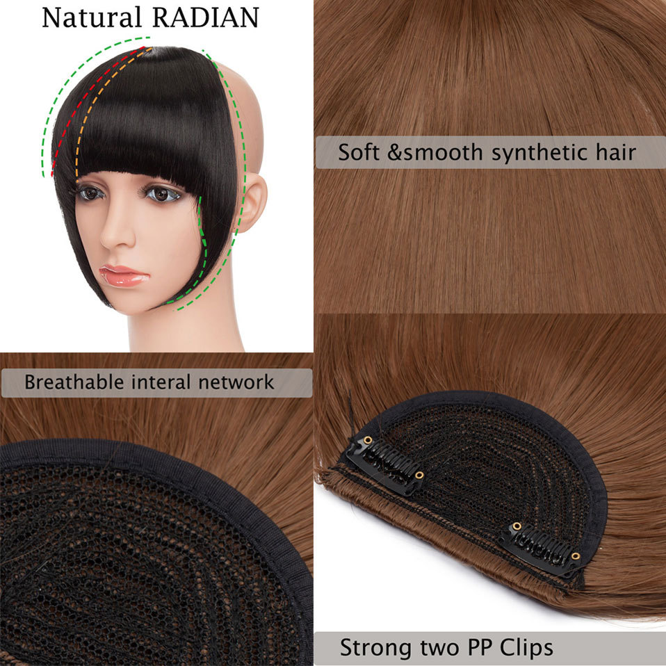 Hair Bangs Hairpiece Accessories Synthetic Fake Bangs 5 Hair Bangs Hairpiece Accessories Synthetic Fake Bangs - Image 5