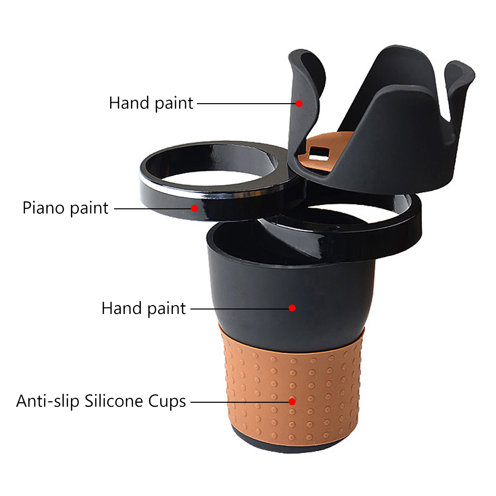 Car Cup Holders Mount Stand ABS Rubber Drinks Holders 3 Car Cup Holders Mount Stand ABS Rubber Drinks Holders - Image 3