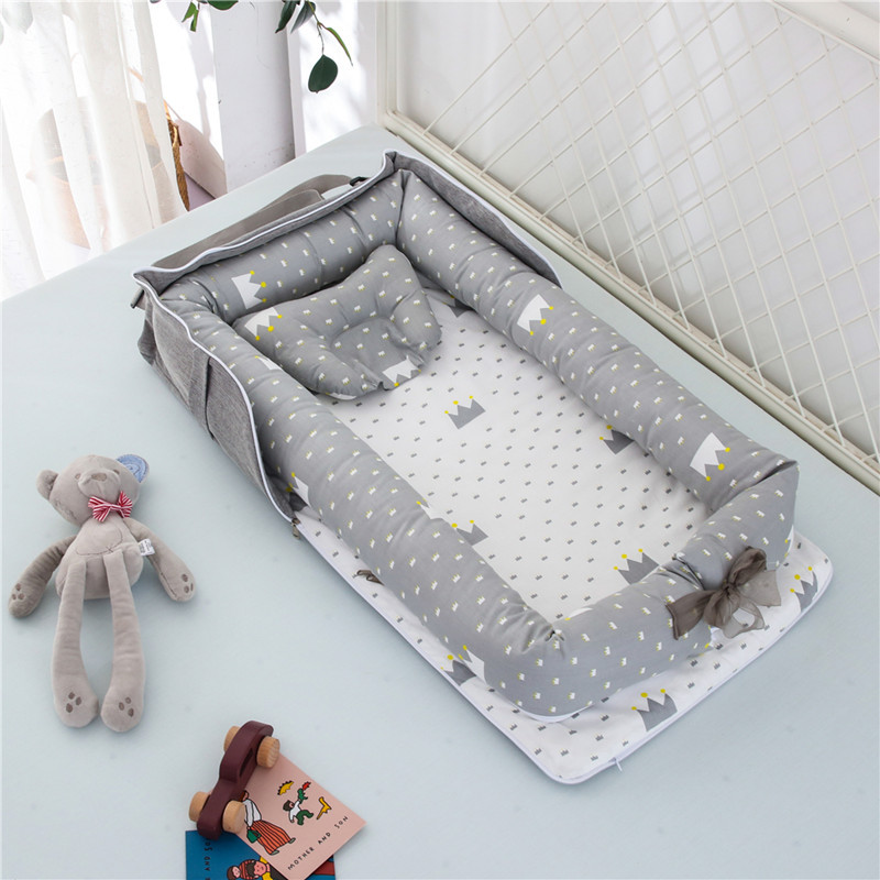 Portable Cotton Foldable Baby Bed 10 Portable Cotton Foldable Baby Bed - Image 10