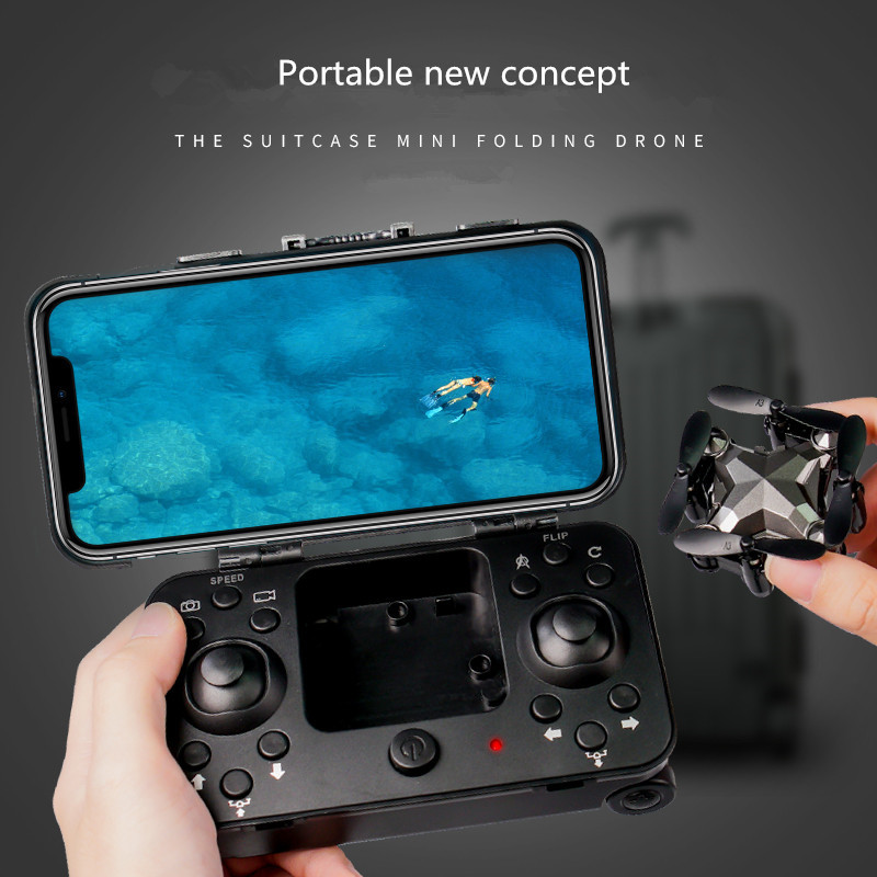 Storage Box Folding Mini UAV Aerial Photography Remote Control Four Axis Children's Toys Drone 9 Storage Box Folding Mini UAV Aerial Photography Remote Control Four Axis Children's Toys Drone - Image 9