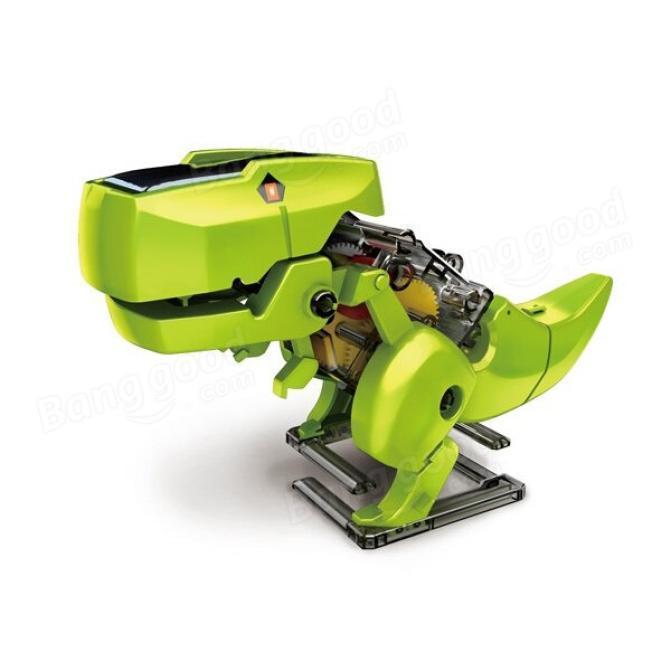 DIY 4 in 1 Transforming Solar Powered Dino Robot 1 DIY 4 in 1 Transforming Solar Powered Dino Robot