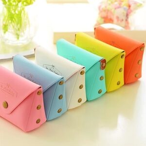 Key Case Macaron Coin Purse