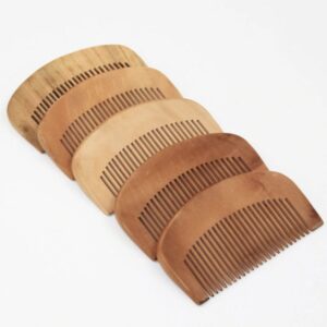 Peach Wood Comb Advertising Small Wooden Comb