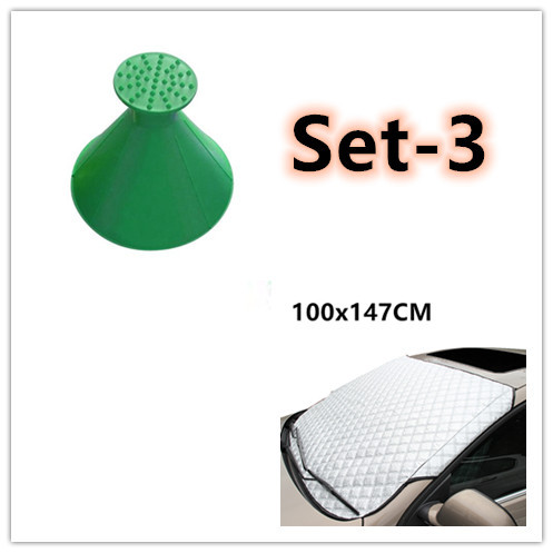 Car Sun & Snow Block Front Windshield Cover 8 Car Sun & Snow Block Front Windshield Cover - Image 8