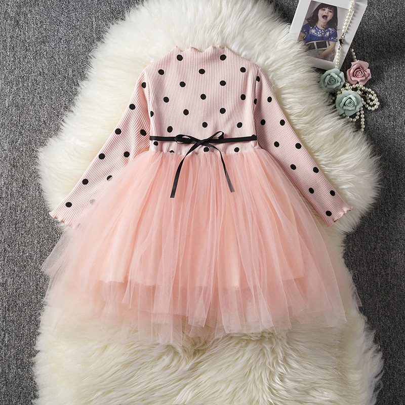 Baby Girls Long Sleeve Lace Dresses 5 Baby Girls Long Sleeve Lace Dresses - Image 5