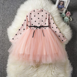 Baby Girls Long Sleeve Lace Dresses