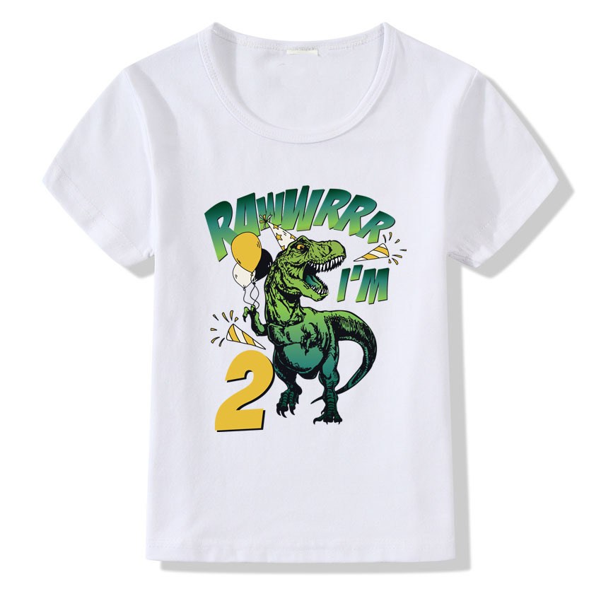 Children's T-shirt Numbers 1-9 Birthday T-shirt 8 Children's T-shirt Numbers 1-9 Birthday T-shirt - Image 8