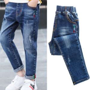 Boys' denim trousers, trousers