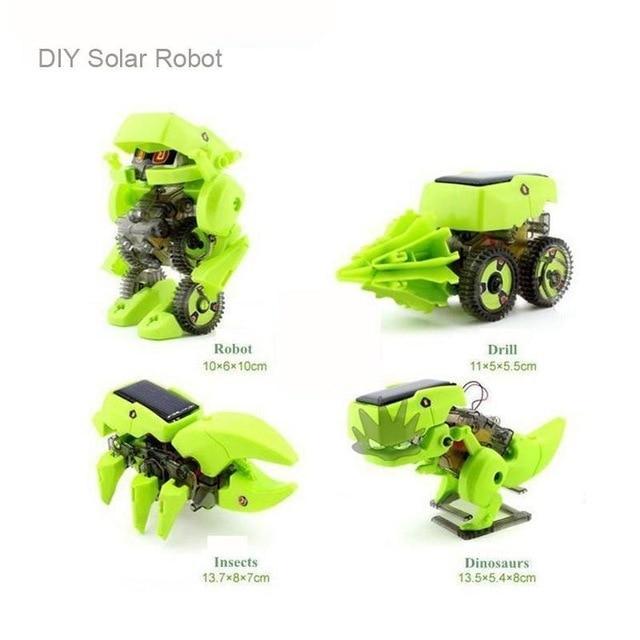 DIY 4 in 1 Transforming Solar Powered Dino Robot 3 DIY 4 in 1 Transforming Solar Powered Dino Robot - Image 3