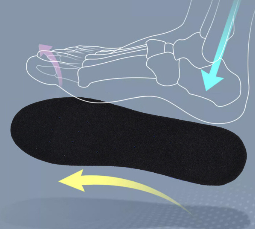 Shock-absorbing Breathable Insole With Holes 5 Shock-absorbing Breathable Insole With Holes - Image 5