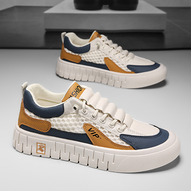Men's Casual Breathable Mesh-panel Athletic Shoes 5 Men's Casual Breathable Mesh-panel Athletic Shoes - Image 5