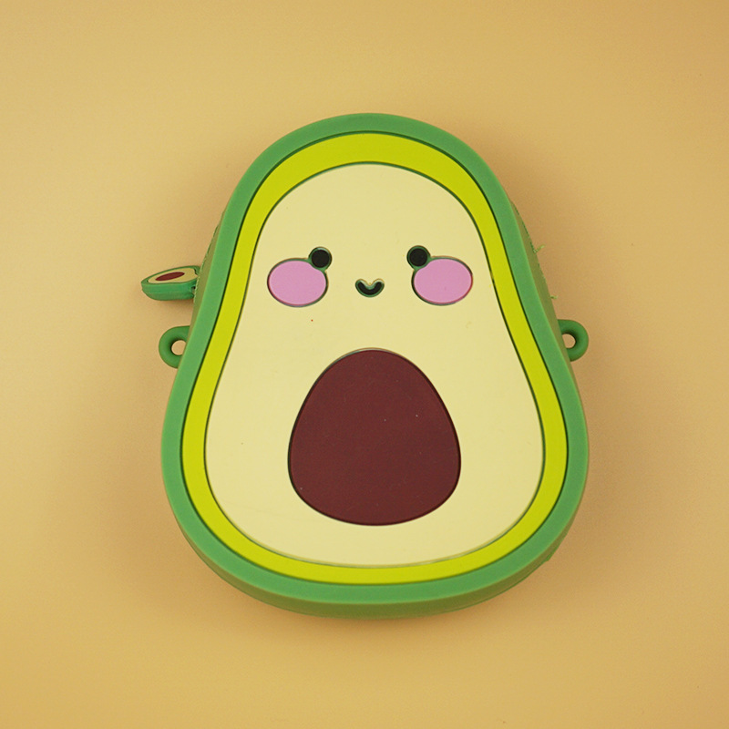 Silicone Avocado Crossbody Bag Coin Purse 2 Silicone Avocado Crossbody Bag Coin Purse - Image 2