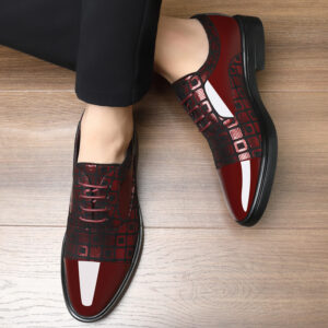 Men's Casual Pointed-Toe Leather Shoes