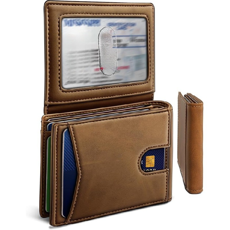 Multifunctional Anti-Theft Retro Card Holder Wallet With Multiple Card Slots For Men 7 Multifunctional Anti-Theft Retro Card Holder Wallet With Multiple Card Slots For Men - Image 7