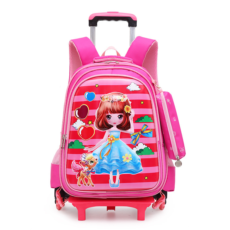 Trolley School Waterproof 3D Car Detachable Children Backpack 5 Trolley School Waterproof 3D Car Detachable Children Backpack - Image 5