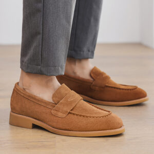 Formal Business-Casual Leather Men's Slip-On Loafers