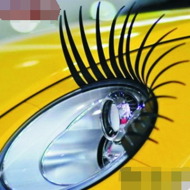 Headlight Eyelash Stickers - Pack of 2 2 Headlight Eyelash Stickers - Pack of 2 - Image 2