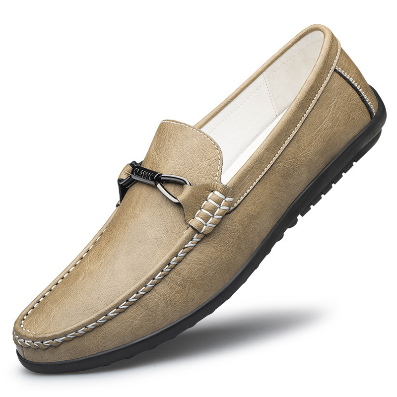 Men's Flat Leather Fashion Casual Shoes 4 Men's Flat Leather Fashion Casual Shoes - Image 4