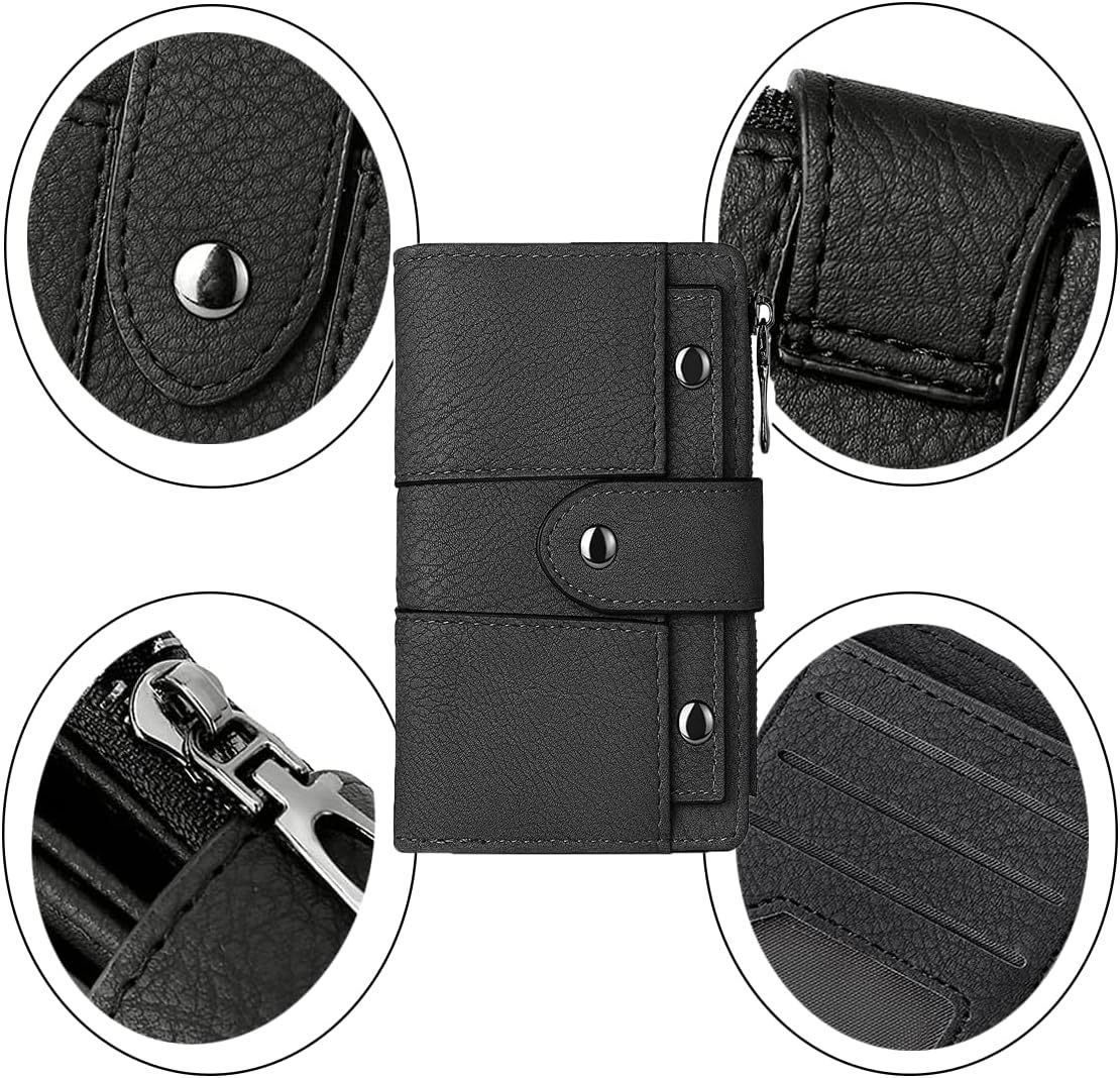 Wallet For Women Leather Wallet Bifold Multi Card Holder Organizer 7 Wallet For Women Leather Wallet Bifold Multi Card Holder Organizer - Image 7