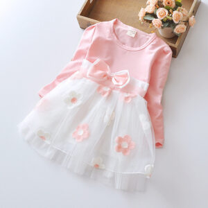 Long Sleeve Dress with Bow