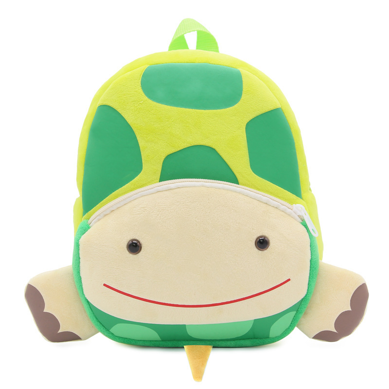 Cute Zoo Children's Schoolbag Backpack Plush Animal Turtle 3 Cute Zoo Children's Schoolbag Backpack Plush Animal Turtle - Image 3
