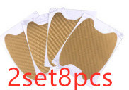 Set Of Car Door Stickers Carbon Fiber Scratch Resistant 4 Set Of Car Door Stickers Carbon Fiber Scratch Resistant - Image 4
