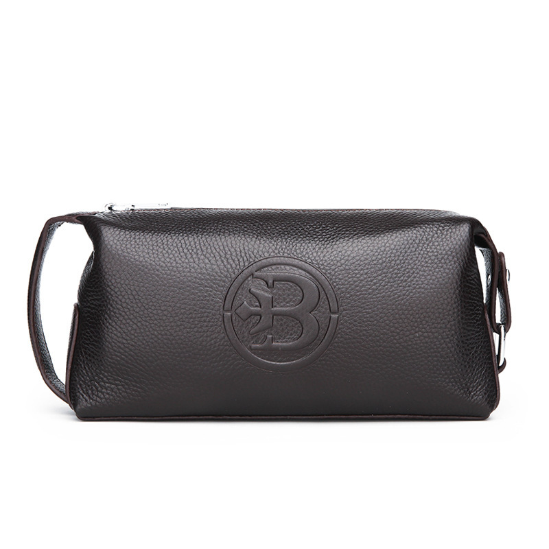 Cowhide Bag Waterproof Leather Men's Bag 7 Cowhide Bag Waterproof Leather Men's Bag - Image 7