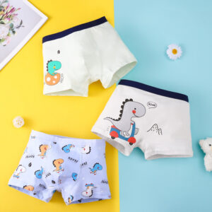 Cartoon Cotton Breathable Boy Underwear