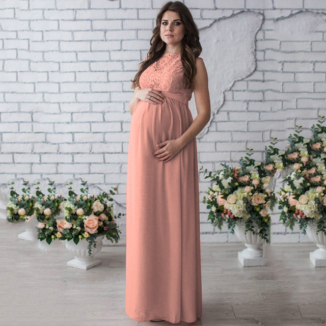 Sleeveless Lace Maternity Dress 6 Sleeveless Lace Maternity Dress - Image 6