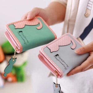 Short Wallet Vertical Zipper Style