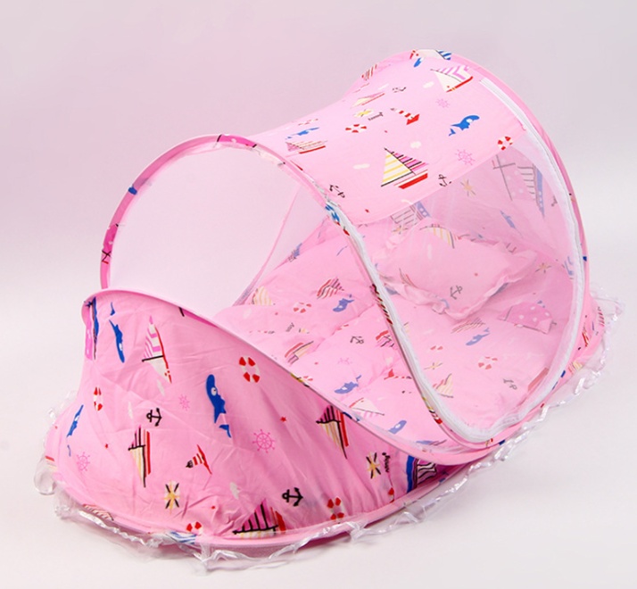 Foldable Baby Bed Net With Pillow 10 Foldable Baby Bed Net With Pillow - Image 10