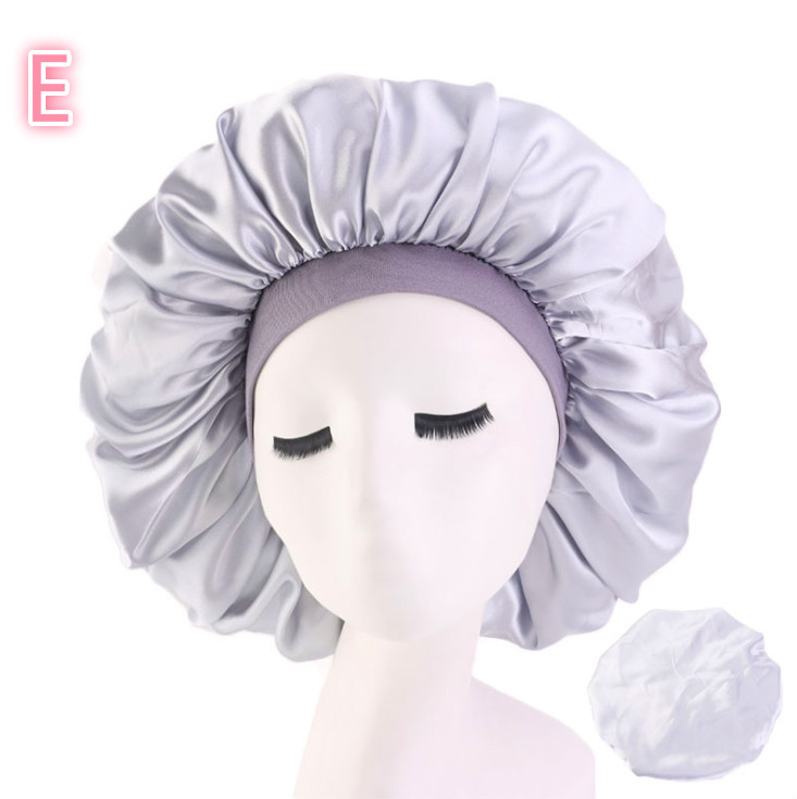 Beauty Print Satin Silk Bonnet Night Cap 10 Beauty Print Satin Silk Bonnet Night Cap - Image 10