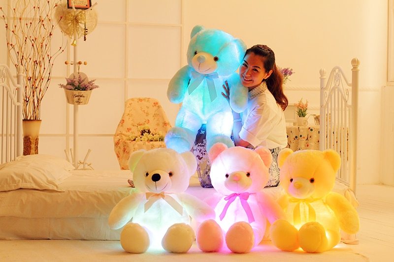 LED Teddy Bear, Stuffed Animals Plush Toy 1 LED Teddy Bear, Stuffed Animals Plush Toy