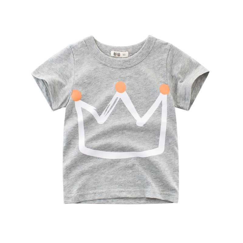 Summer New Boys' Short Sleeve T-shirt 2 Summer New Boys' Short Sleeve T-shirt - Image 2