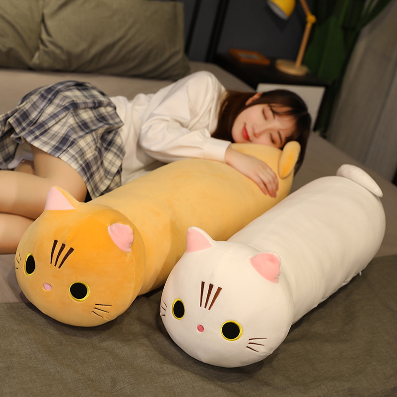 Cat Shaped Stuffed Plush Toy 9 Cat Shaped Stuffed Plush Toy - Image 9
