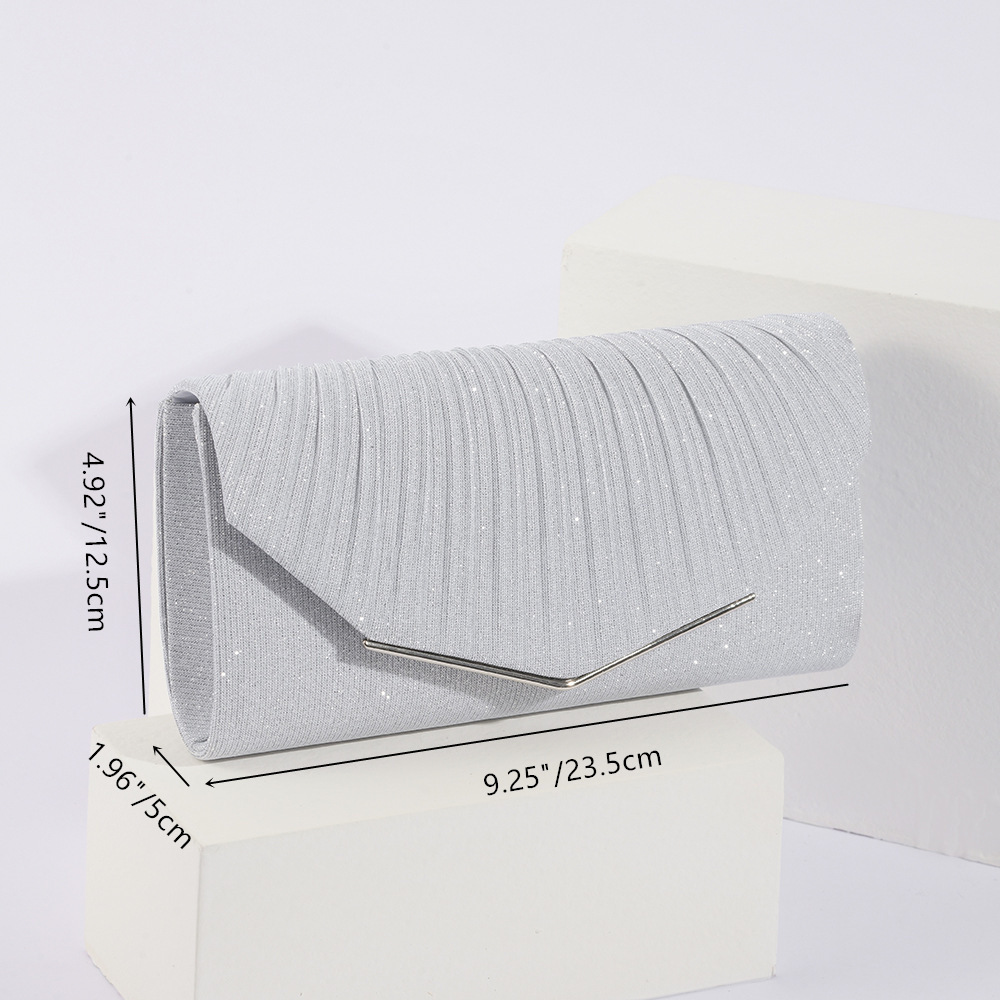 Women's Evening Clutch With Flap Pillow Bag Socialite Party Banquet Tote 5 Women's Evening Clutch With Flap Pillow Bag Socialite Party Banquet Tote - Image 5