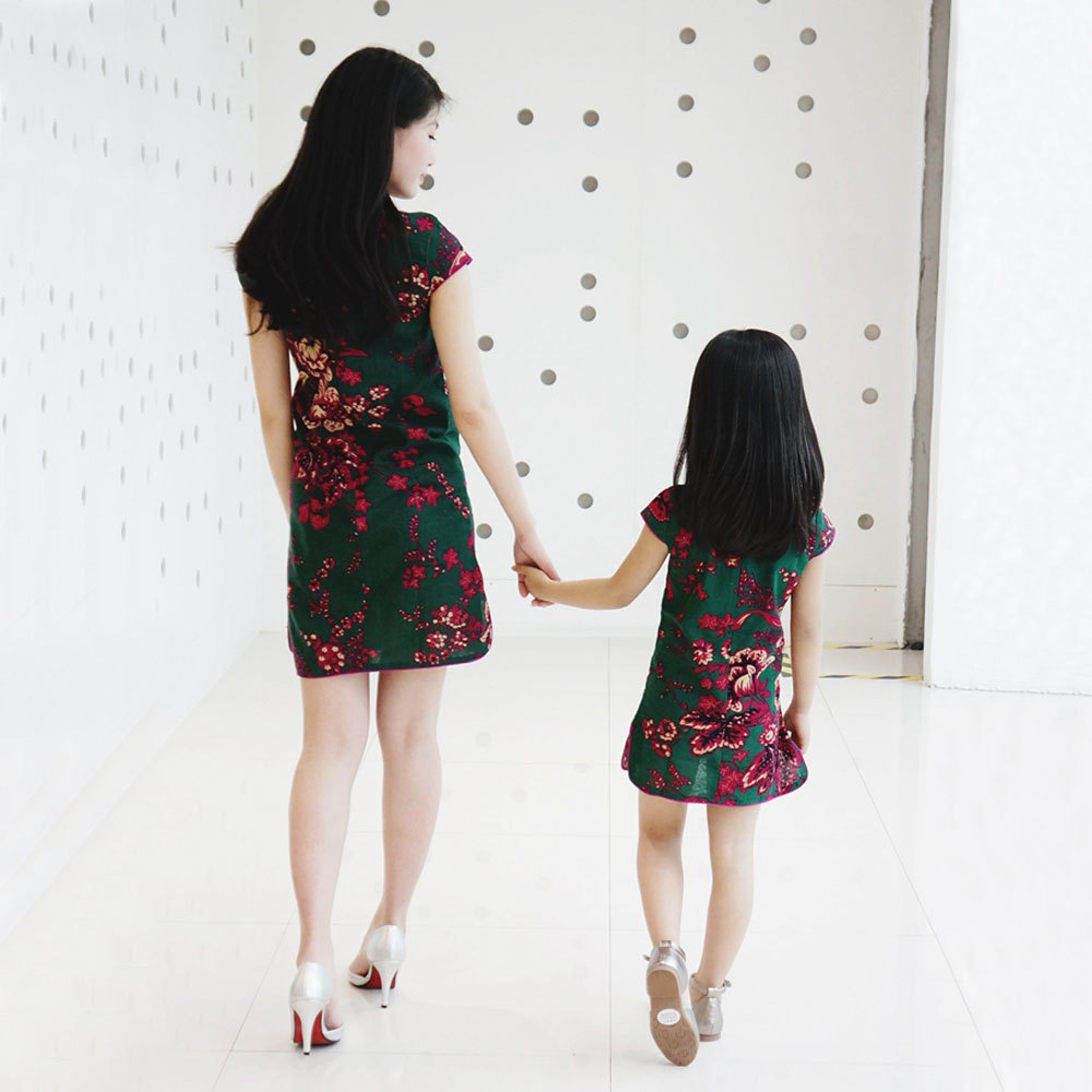 Mom- Daughter cheongsam Skirt 4 Mom- Daughter cheongsam Skirt - Image 4