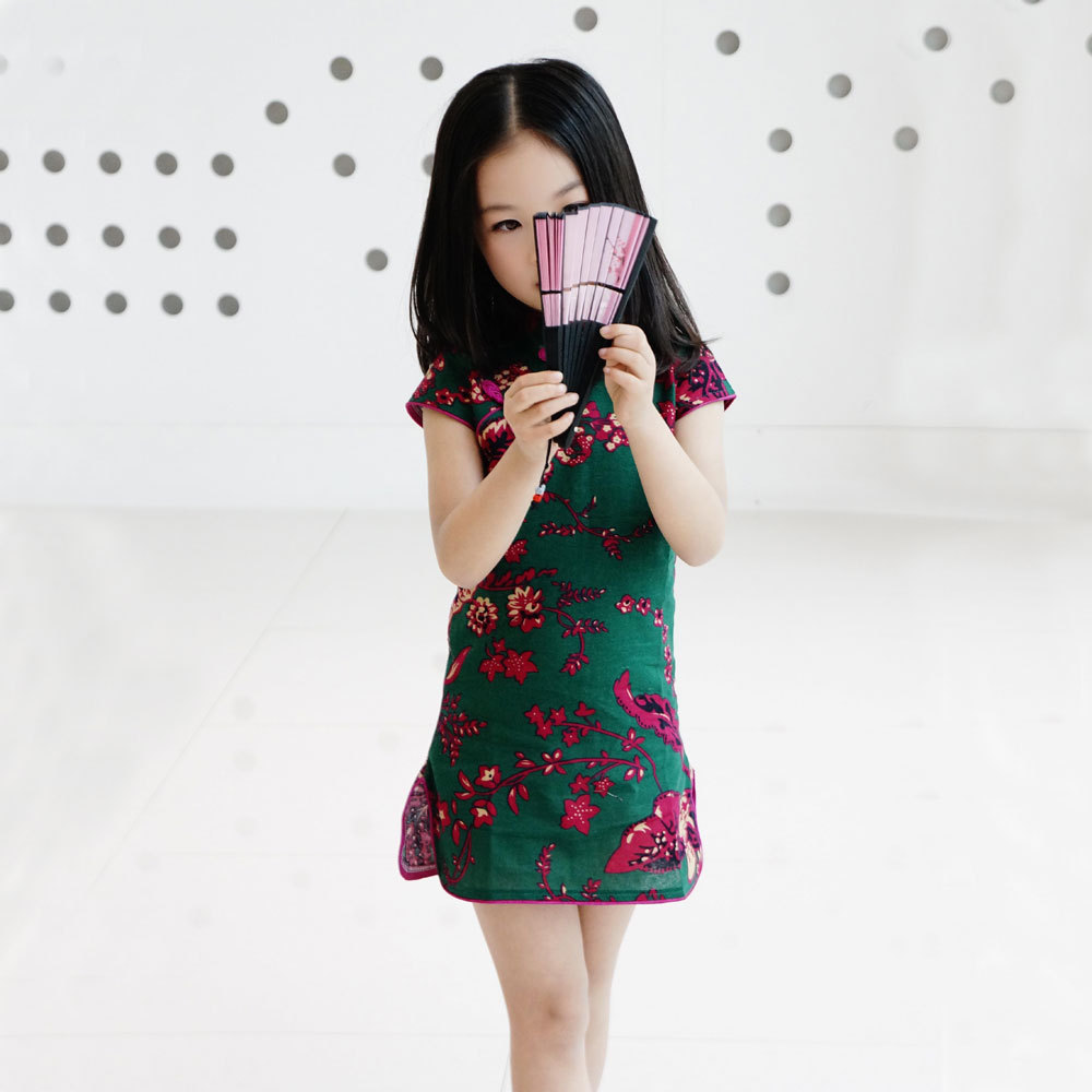 Mom- Daughter cheongsam Skirt 2 Mom- Daughter cheongsam Skirt - Image 2
