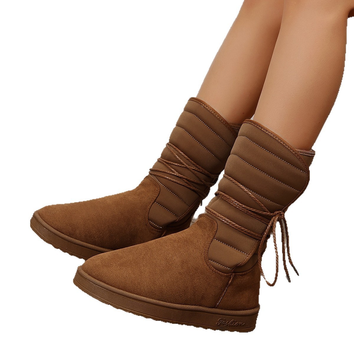 Mid-calf Women Cotton Boots 6 Mid-calf Women Cotton Boots - Image 6