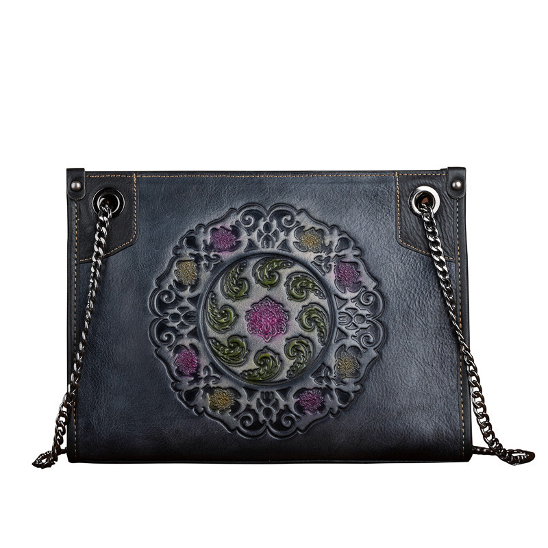 Large-Capacity Shoulder Crossbody Leather Tote Bag 4 Large-Capacity Shoulder Crossbody Leather Tote Bag - Image 4