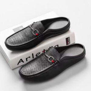 Men's Slip-on Leather Loafer Large Size Shoes