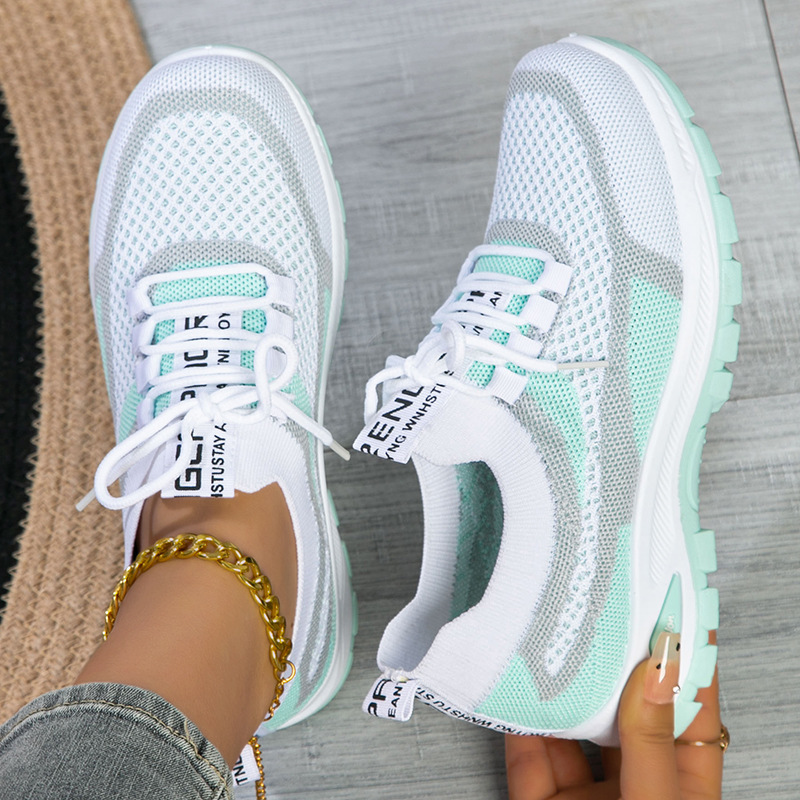 Women's Sporty Fly knit Mesh Shoes Low-cut Lightweight Casual And Versatile 7 Women's Sporty Fly knit Mesh Shoes Low-cut Lightweight Casual And Versatile - Image 7