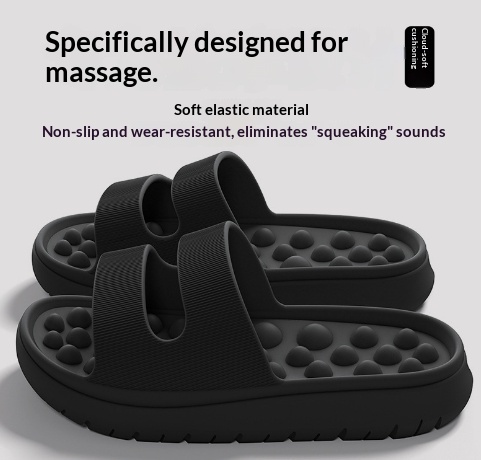 Women's Thick-Soled, Cushy Massage Slippers 6 Women's Thick-Soled, Cushy Massage Slippers - Image 6